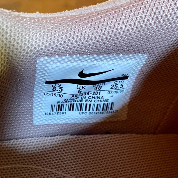 ✨Nike Blush Pink Suede Air Force One Platform Sneakers✨ - Picture 11 of 11